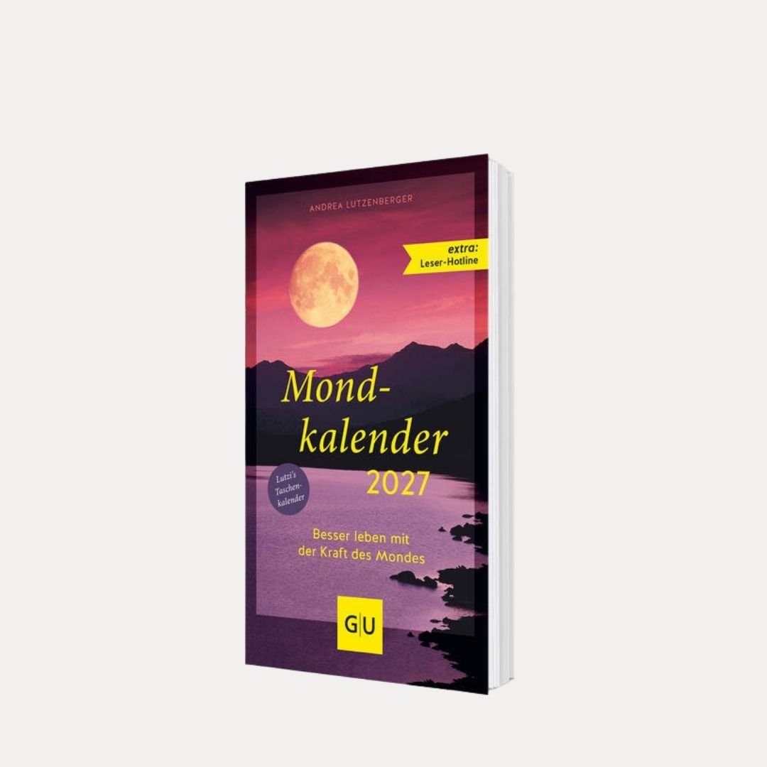 Lutzis - Taschenkalender 2027 - Lutzis Mondkalender - handgemalt aus dem Allgäu