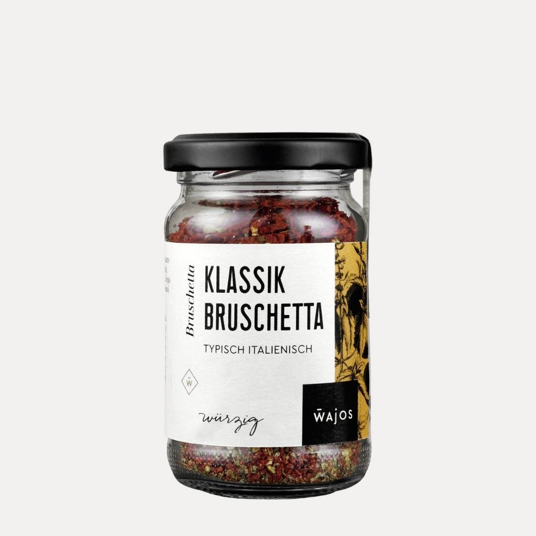 Klassik Bruschetta typisch italienisch 85 g - Lutzis Mondkalender - handgemalt aus dem Allgäu