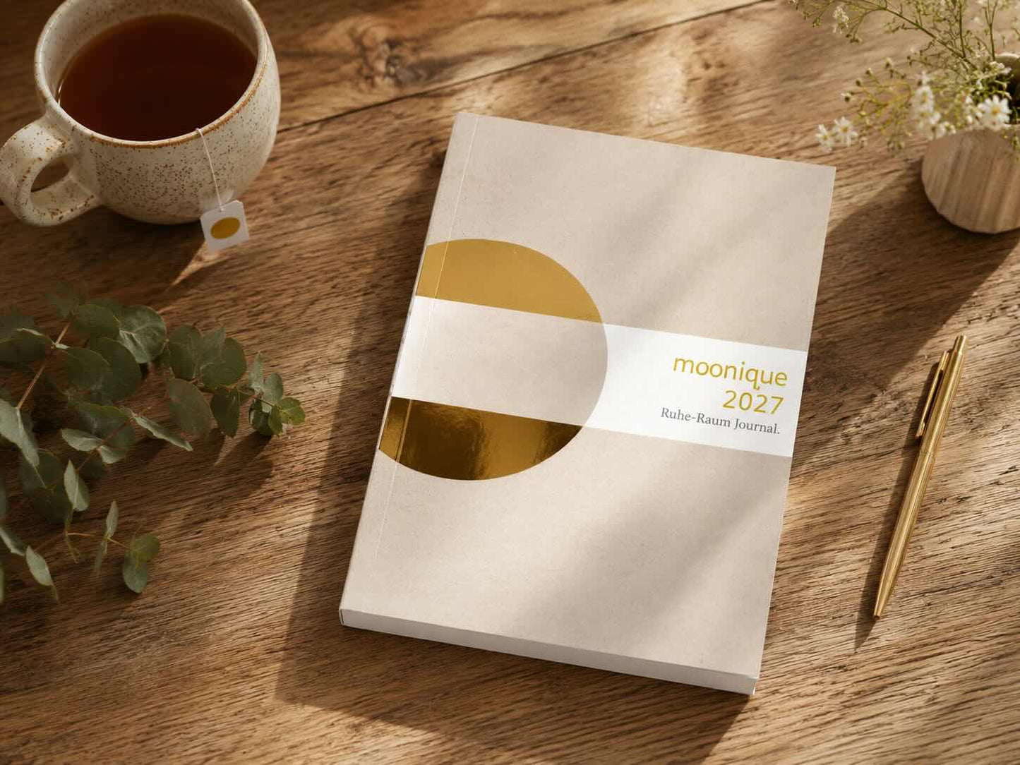 moonique 2027 – Mondjournal für Klarheit im Alltag | Lutzis - Lutzis Mondkalender - handgemalt aus dem Allgäu