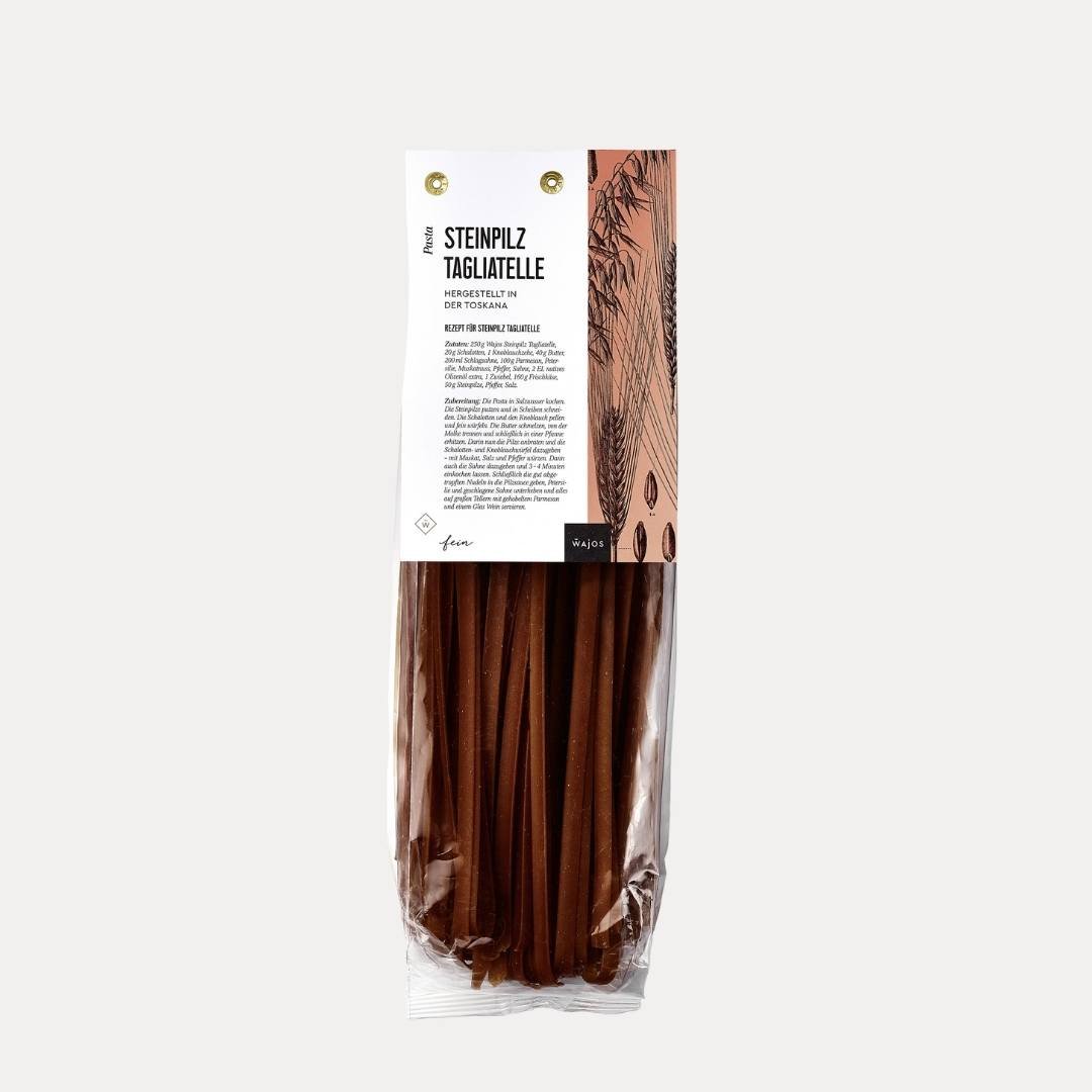 Steinpilz Tagliatelle Hergestellt nach italienischer Tradition 250 g - Lutzis Mondkalender - handgemalt aus dem Allgäu