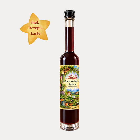 Lutzis Gartenkräuterbalsam mit Rezeptkarte