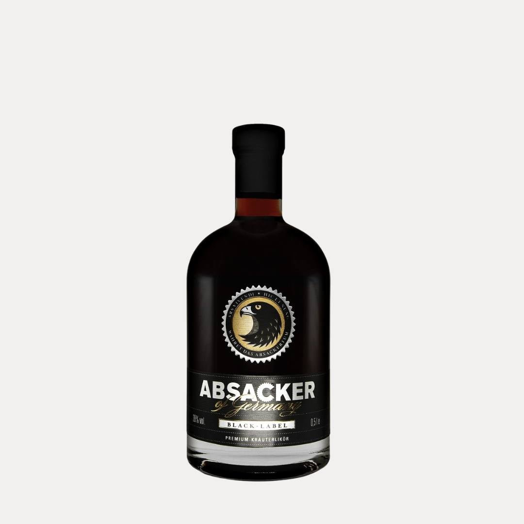 Absacker of Germany Das Beste kommt zum Schluss 28 % vol. 500 ml - Lutzis Mondkalender - handgemalt aus dem Allgäu