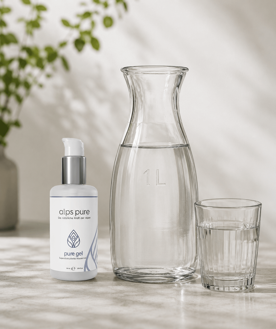 Alps Pure Gel – Strukturiertes Wasser | Lutzis Mondkalender - Lutzis Mondkalender - handgemalt aus dem Allgäu