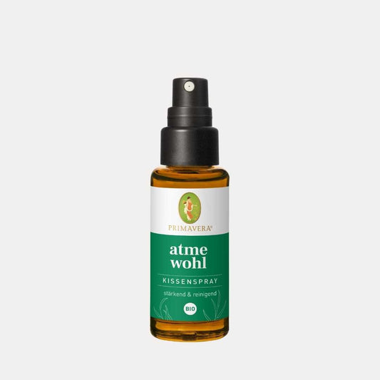 Atmewohl Kissenspray bio 30 ml - Lutzis Mondkalender - handgemalt aus dem Allgäu