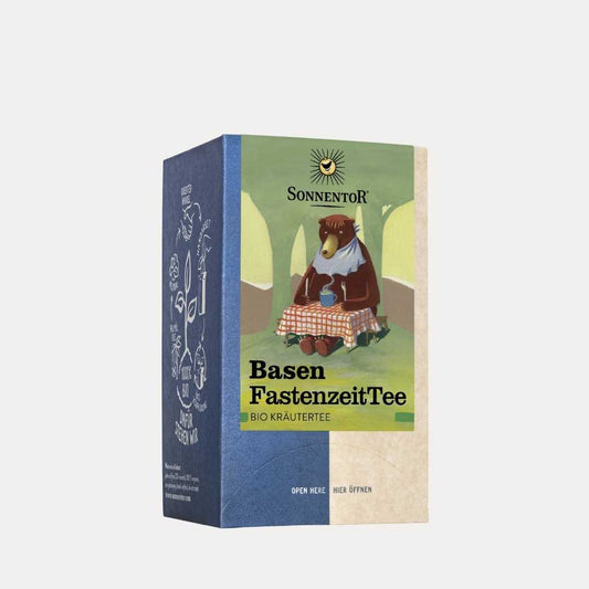 Basen Fastenzeit Tee Bio - Kräutertee 27 g VEGAN - Lutzis Mondkalender - handgemalt aus dem Allgäu
