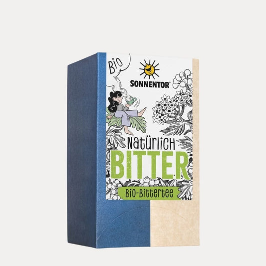 Bittertee Natürlich BITTER Gewürz-Kräutertee bio - Lutzis Mondkalender - handgemalt aus dem Allgäu