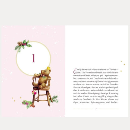 Die fabelhafte Welt der Emily - Cozy Romance Weihnachtsbuch | Lutzi - Lutzis Mondkalender - handgemalt aus dem Allgäu