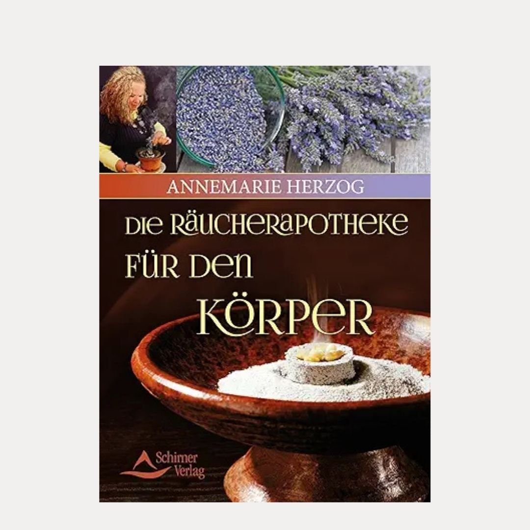 Die Räucher - Apotheke für den Körper Buch - Lutzis Mondkalender - handgemalt aus dem Allgäu