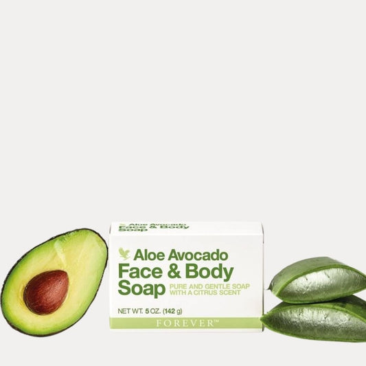 Face & Body Seife mit Aloe Avocado 142g FOREVER - Lutzis Mondkalender - handgemalt aus dem Allgäu