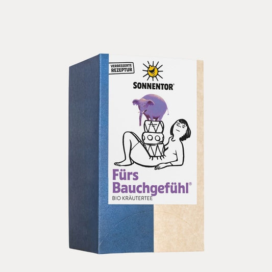 Fürs Bauchgefühl® Kräutertee bio - Lutzis Mondkalender - handgemalt aus dem Allgäu