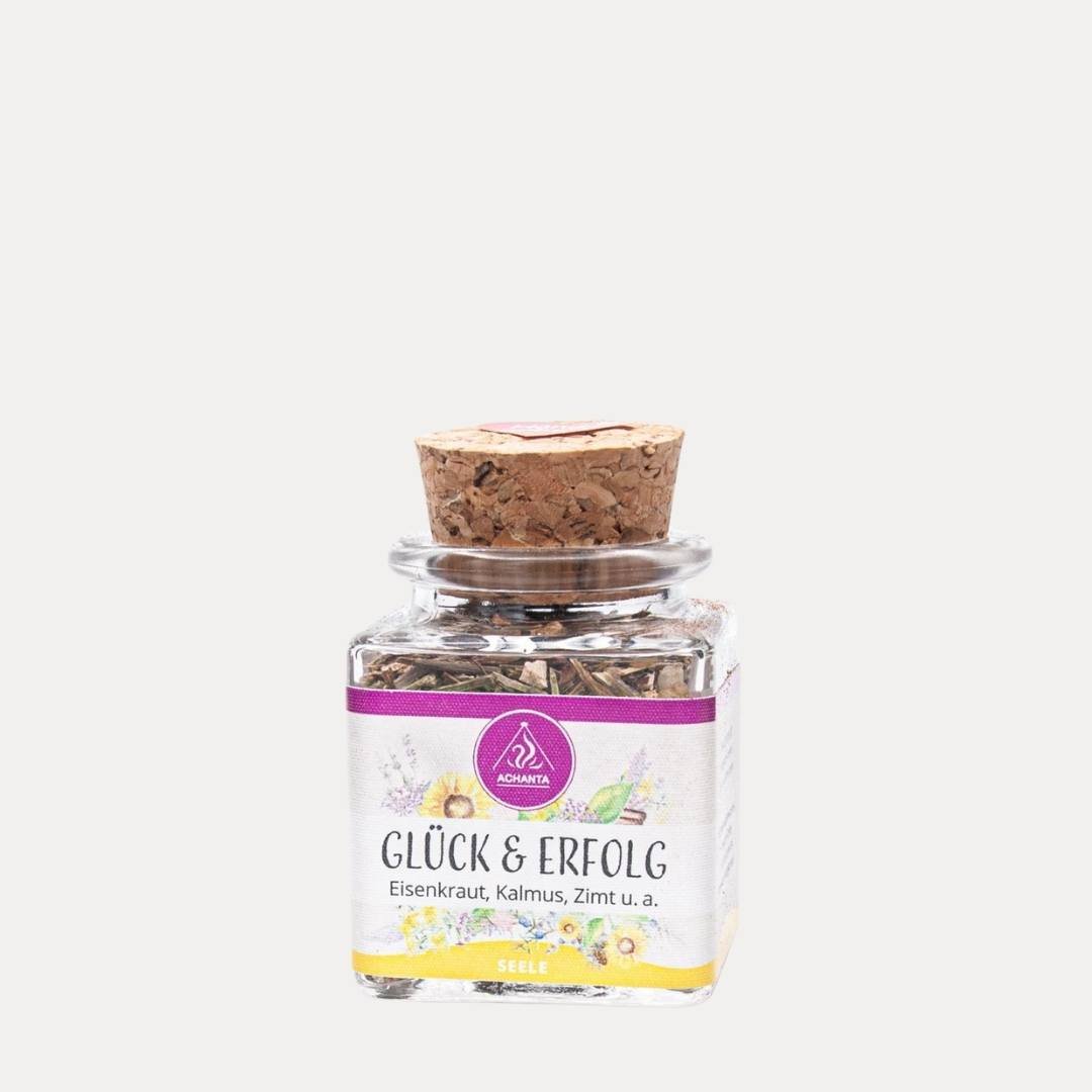 Glück und Erfolg “Räucherspezialität“ 50 ml - Lutzis Mondkalender - handgemalt aus dem Allgäu