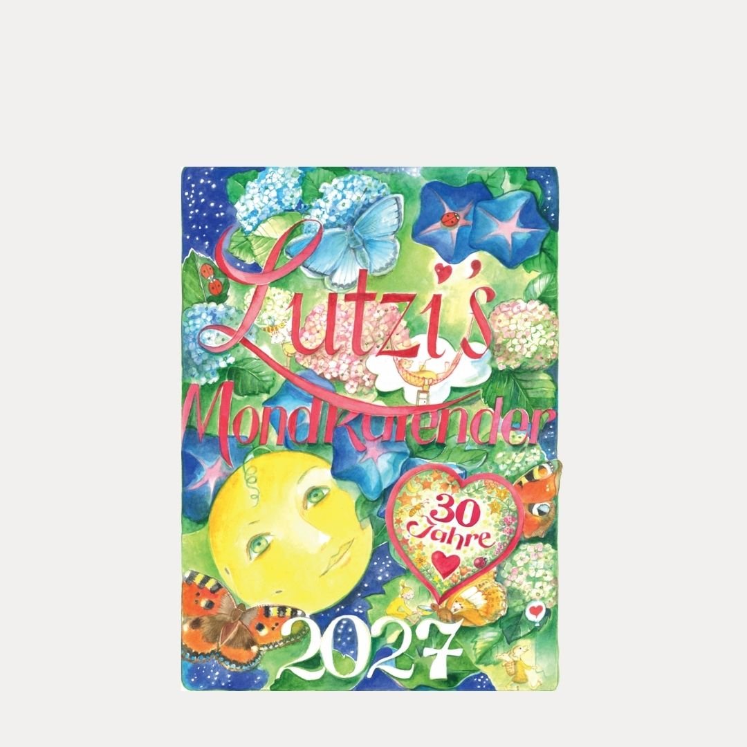 Lutzis Mondkalender kurz 2027 - Lutzis Mondkalender - handgemalt aus dem Allgäu