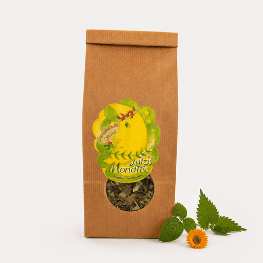 Mondtee Abnehmender Mond – Bio Kräutertee | Lutzis Mondkalender - Lutzis Mondkalender - handgemalt aus dem Allgäu