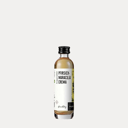 Pfirsich-Maracuja Crema – Essigzubereitung mit 3 % Säure - Lutzis Mondkalender - handgemalt aus dem Allgäu
