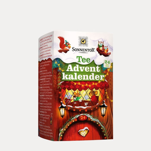 Tee Adventkalender Edition 2024-26 24 Aufgussbeutel - Lutzis Mondkalender - handgemalt aus dem Allgäu
