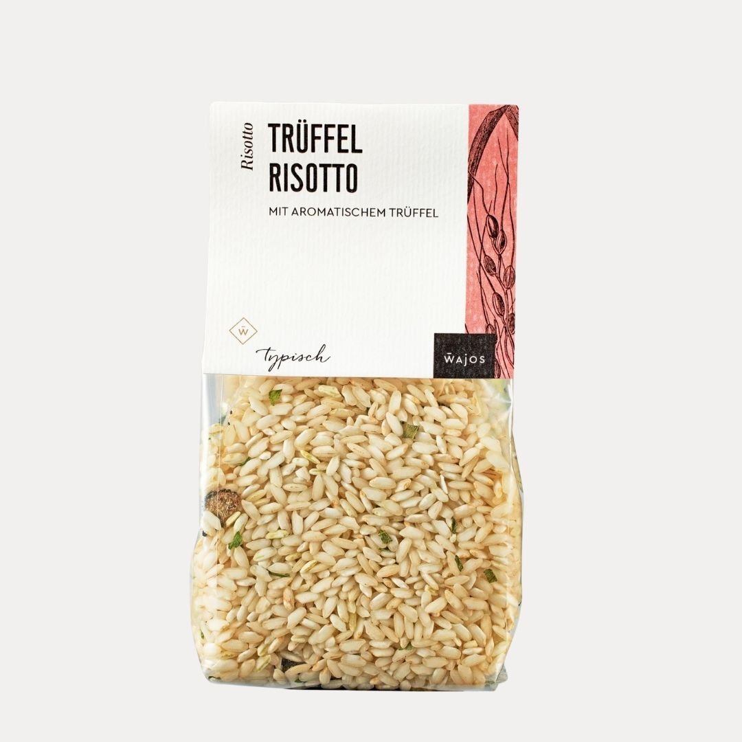 Trüffel Risotto – mit aromatischem Trüffel 300 g - Lutzis Mondkalender - handgemalt aus dem Allgäu