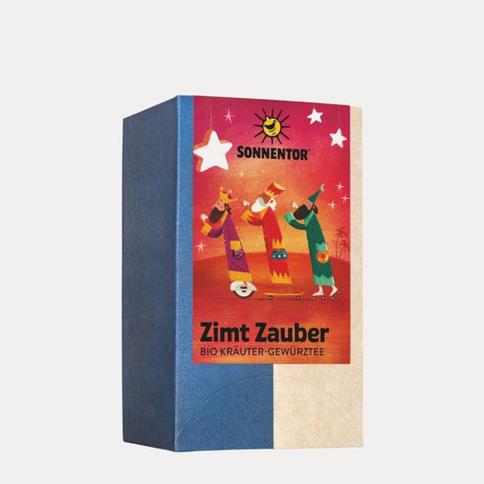 Zimt Zauber Kräuter-Gewürztee bio - Lutzis Mondkalender - handgemalt aus dem Allgäu