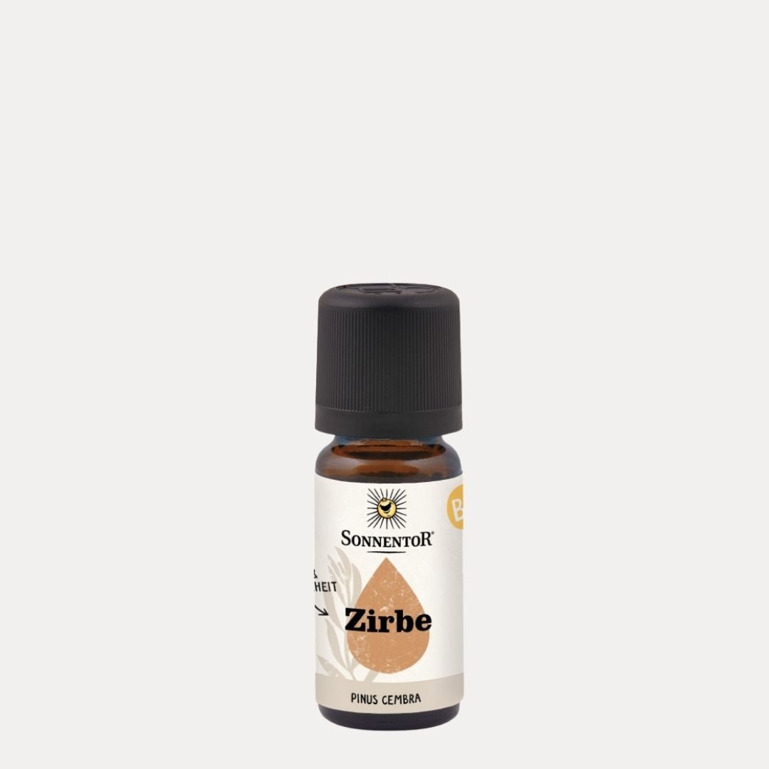 Zirbe ätherisches bio Öl 10 ml Pinus cembra VEGAN, VEGETARISCH - Lutzis Mondkalender - handgemalt aus dem Allgäu