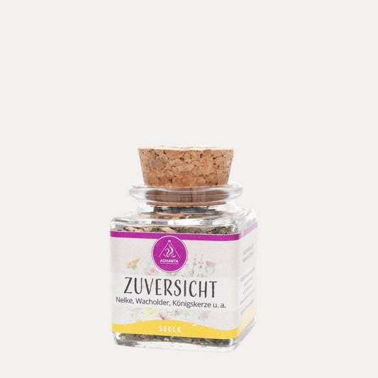 Zuversicht “Räucherspezialität“ 50 ml - Lutzis Mondkalender - handgemalt aus dem Allgäu