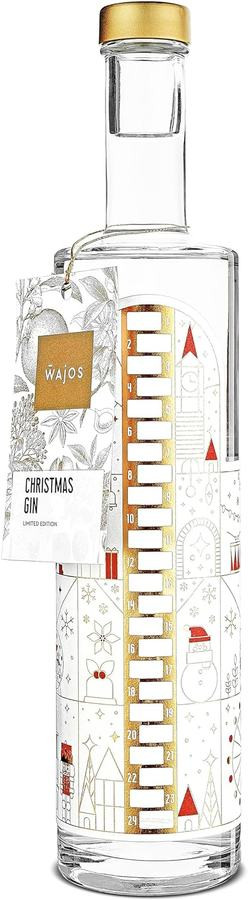 Adventskalender Flasche - gefüllt mit Christmas Gin 42 % 500 ml