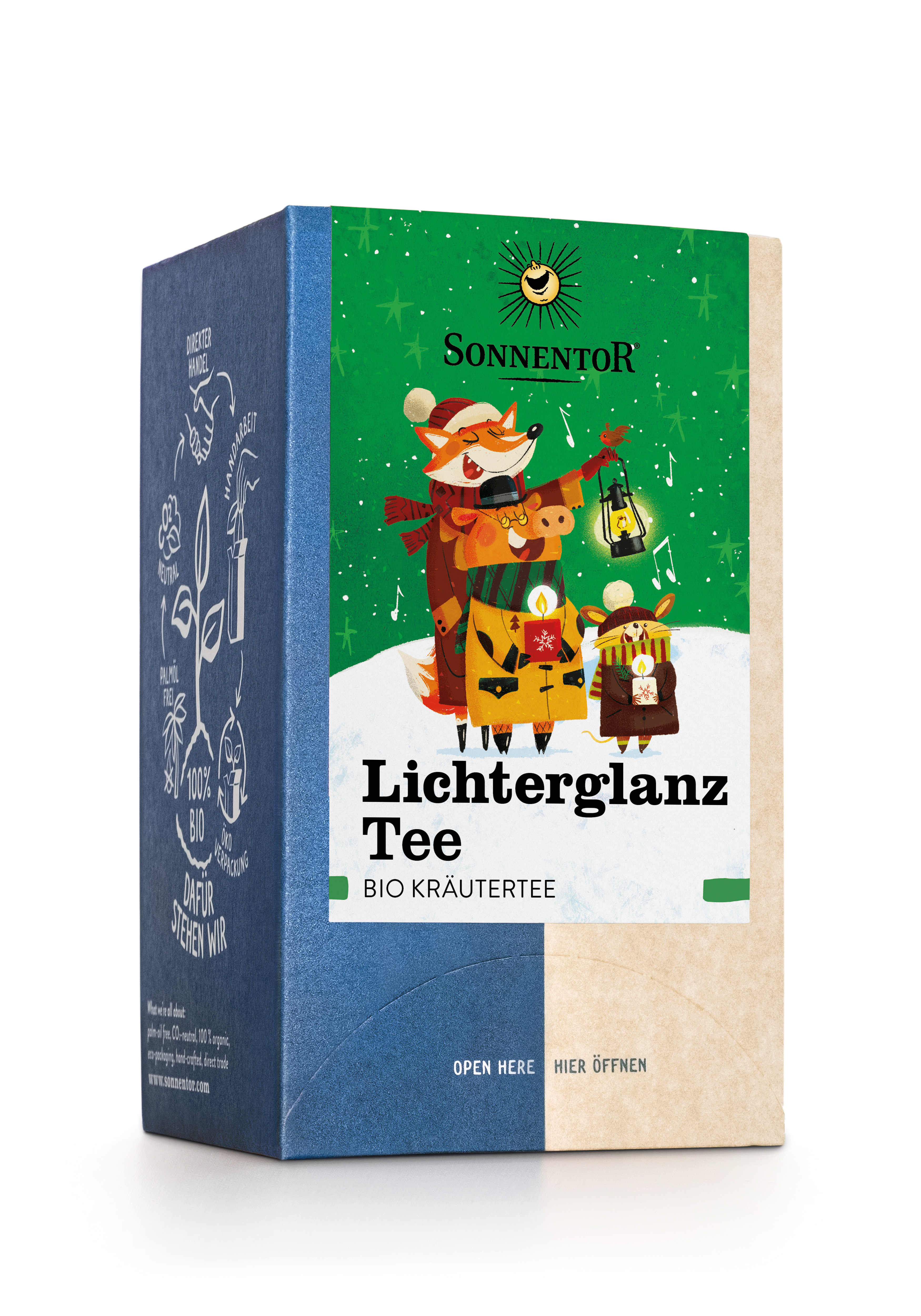 Lichterglanz Bio-Kräuterteemischung m. ätherischem Orangenöl aromatisiert 27 g VEGAN