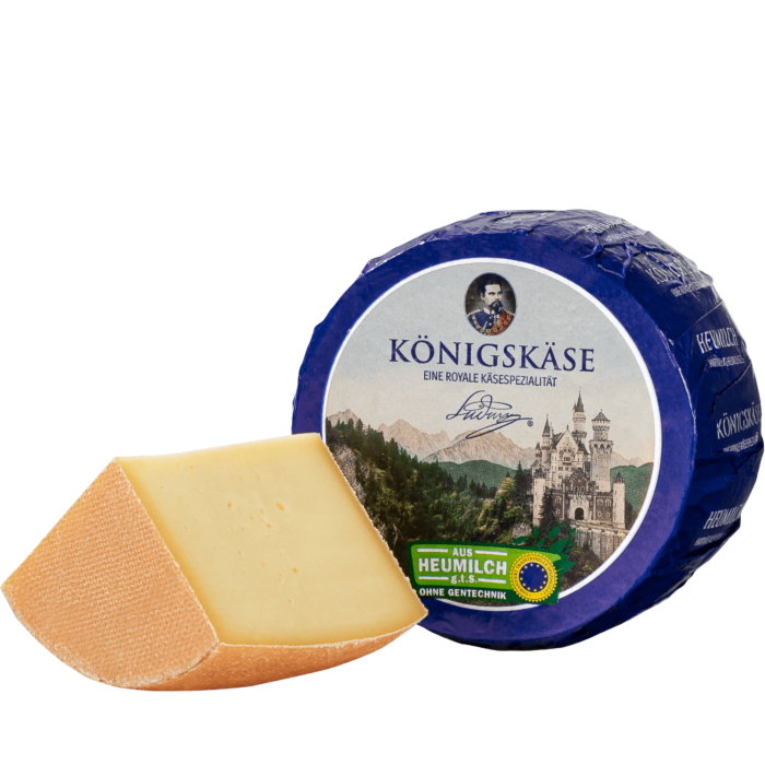 Bergkäse Königskäse aus Heumilch 1000 g, Hartkäse 50 % Fett i. Tr. 